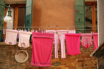 Waschtag in Italien