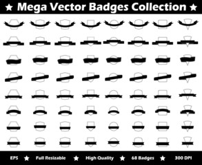 Mega Vector Badges Collection