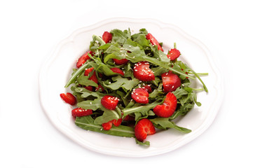 salad with strawberry