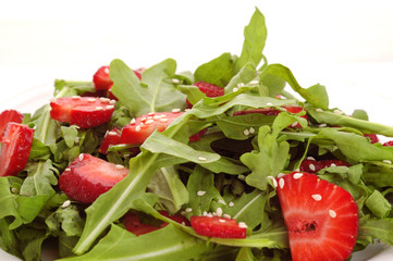 salad with strawberry