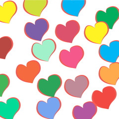 background of hearts