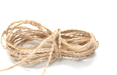 rope on a white background
