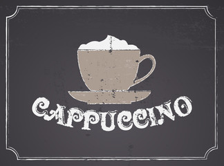 Chalkboard Cappuccino Design