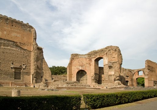 thermes de caracalla, ruines antiques, Rome Italie
