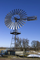 Windpumpwerk Gesamtansicht