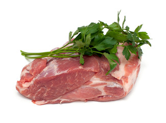 fresh raw pork meat