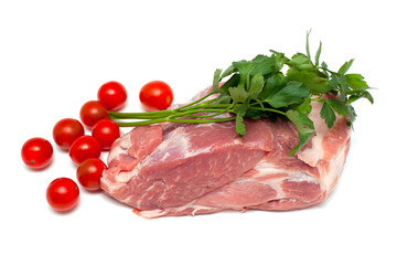 fresh raw pork meat