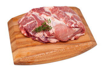 fresh raw pork meat