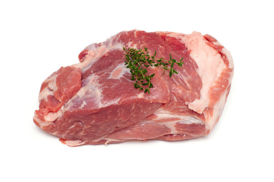 fresh raw pork meat