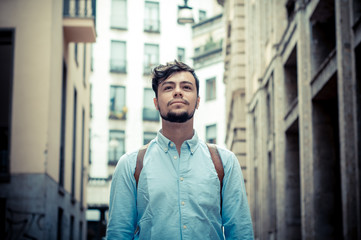 Fototapeta premium stylish man in the street