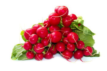 red radishes