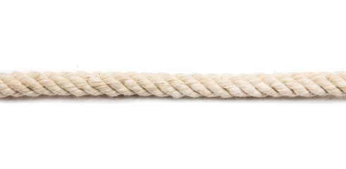 rope on a white background