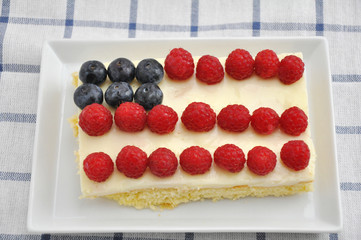 Beerenkuchen für 4th of July