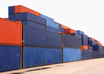 Fototapeta premium Container yard