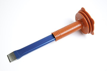 Metal chisel with protective