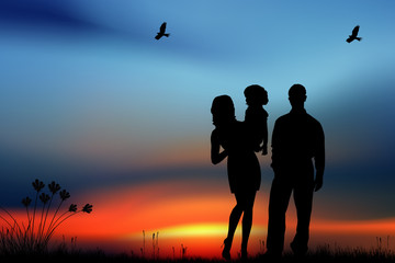 Fototapeta premium family