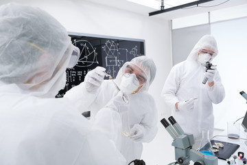 experimental studies in a chemistry lab