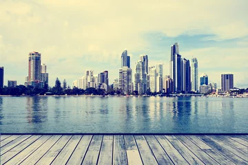Foto op Plexiglas De moderne gebouwen van de Gold Coast © 孤飞的鹤
