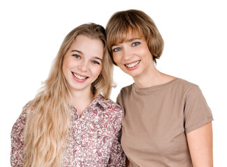 daughter and mother