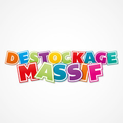 Fototapeta premium destockage massif