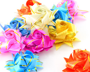 gift bows with ribbons