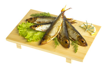 Smoked sprat - appetizing snack