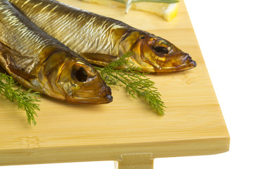 Smoked sprat - appetizing snack