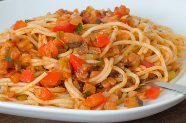 Spaghetti ratatuille