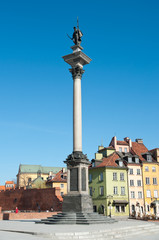 Fototapeta na wymiar Zygmunt's column in Warsaw