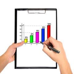 chart on clipboard