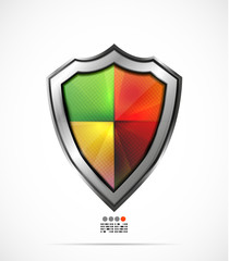 Colorful protection shield