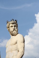 Obraz premium Statua del Dio Nettuno