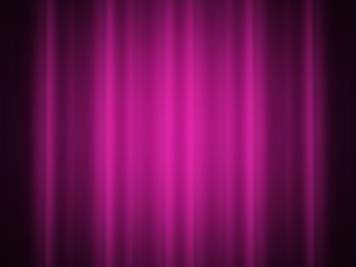 Satin purple curtain