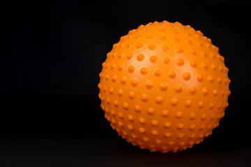 Orange massage ball