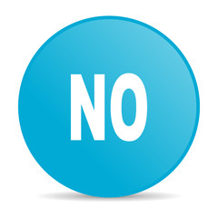 no blue circle web glossy icon