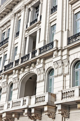 Classical apartment building in the center of Athens