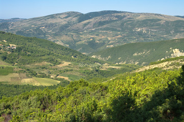 Fototapeta na wymiar Rural Landscape Of Southern Albania