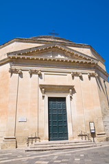 Fototapeta na wymiar Church of St. Maria della Porta. Lecce. Puglia. Italy.