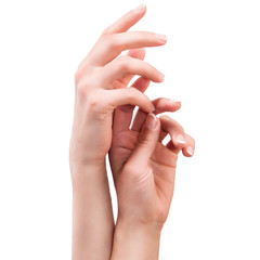 Beautiful female hands