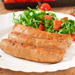 Homemade sausage