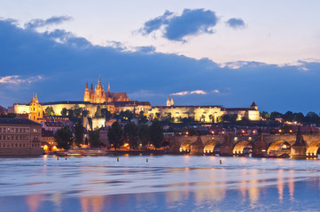 St Vitus Cathedral, Prague Castle and Charles Bridge
