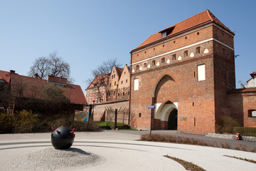 Gateway, monument in Torun, Poland