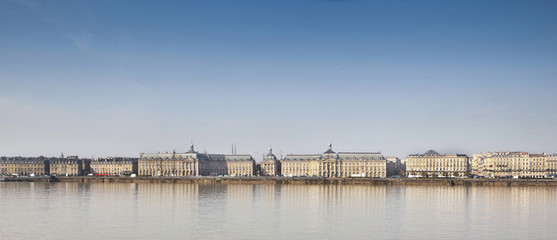 Naklejka premium Bordeaux, Bourse, quais, France, Aquitaine, tourisme