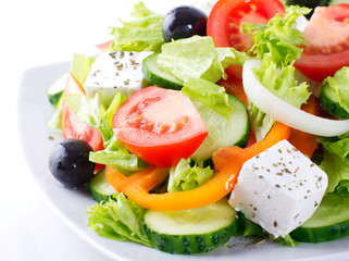 Fresh vegetable salad