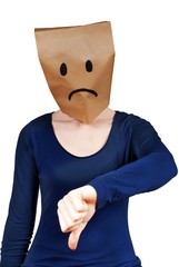 sad person