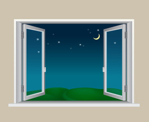 Window Open Night