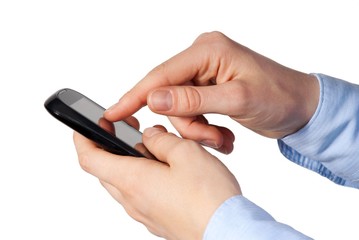 person with mobile phone