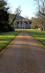 Traditonal iconic english manor house country estate