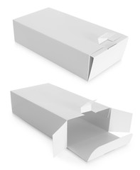 white Package Box for products