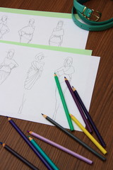 fashion drawings